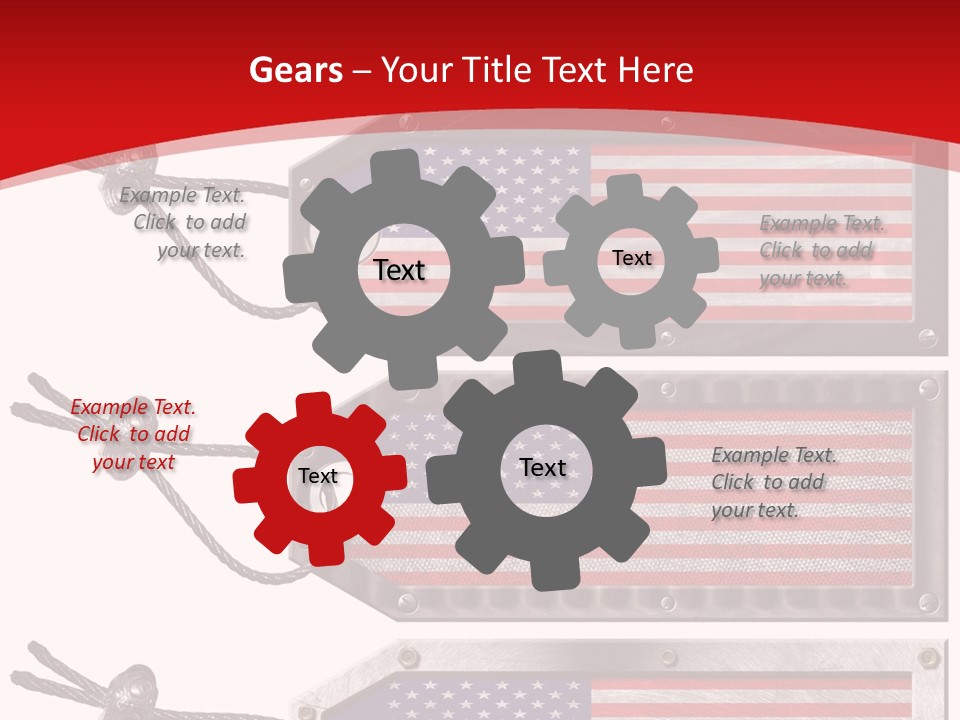 Illustration Stars International PowerPoint Template