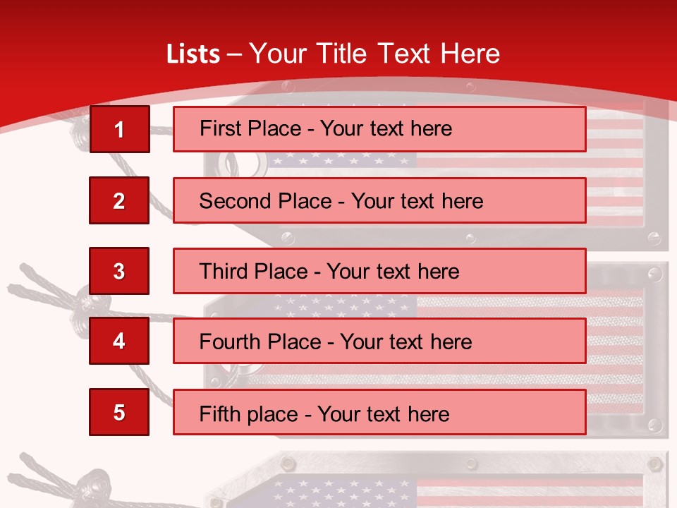 Illustration Stars International PowerPoint Template