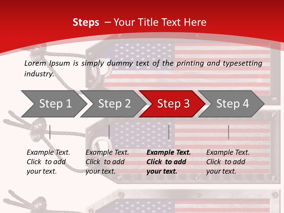Illustration Stars International PowerPoint Template