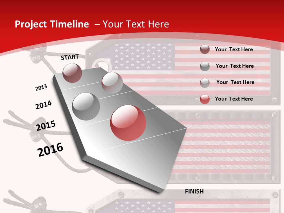 Illustration Stars International PowerPoint Template