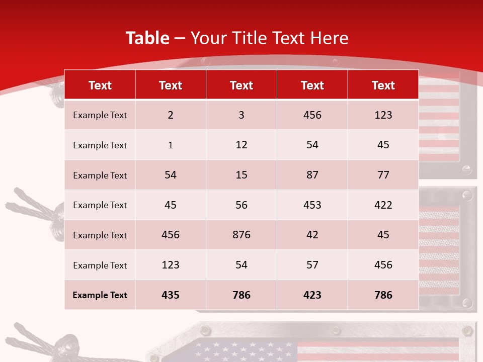 Illustration Stars International PowerPoint Template