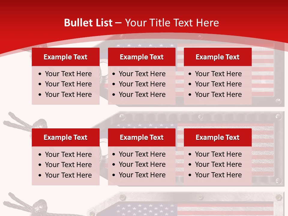 Illustration Stars International PowerPoint Template