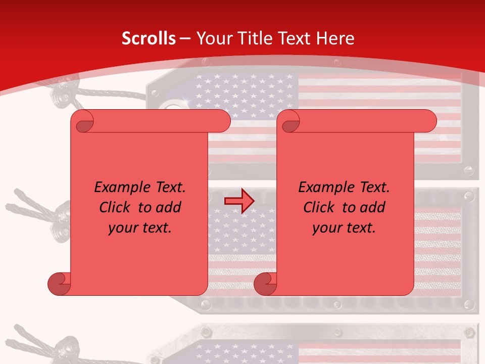 Illustration Stars International PowerPoint Template