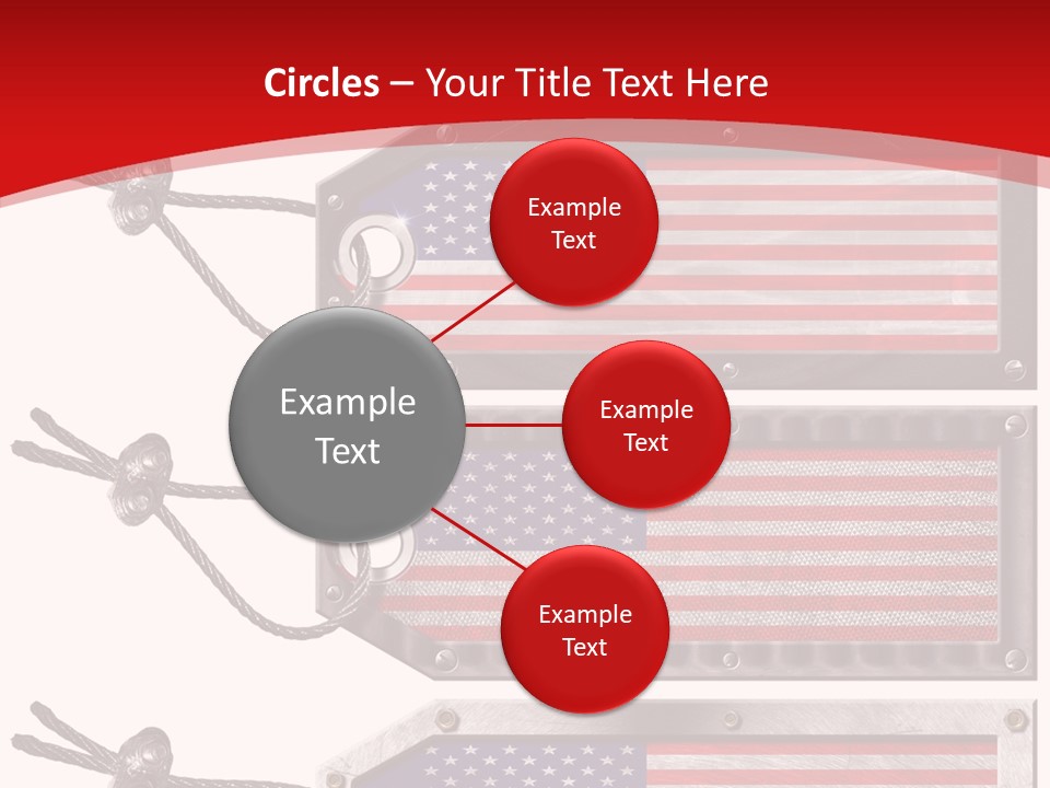 Illustration Stars International PowerPoint Template