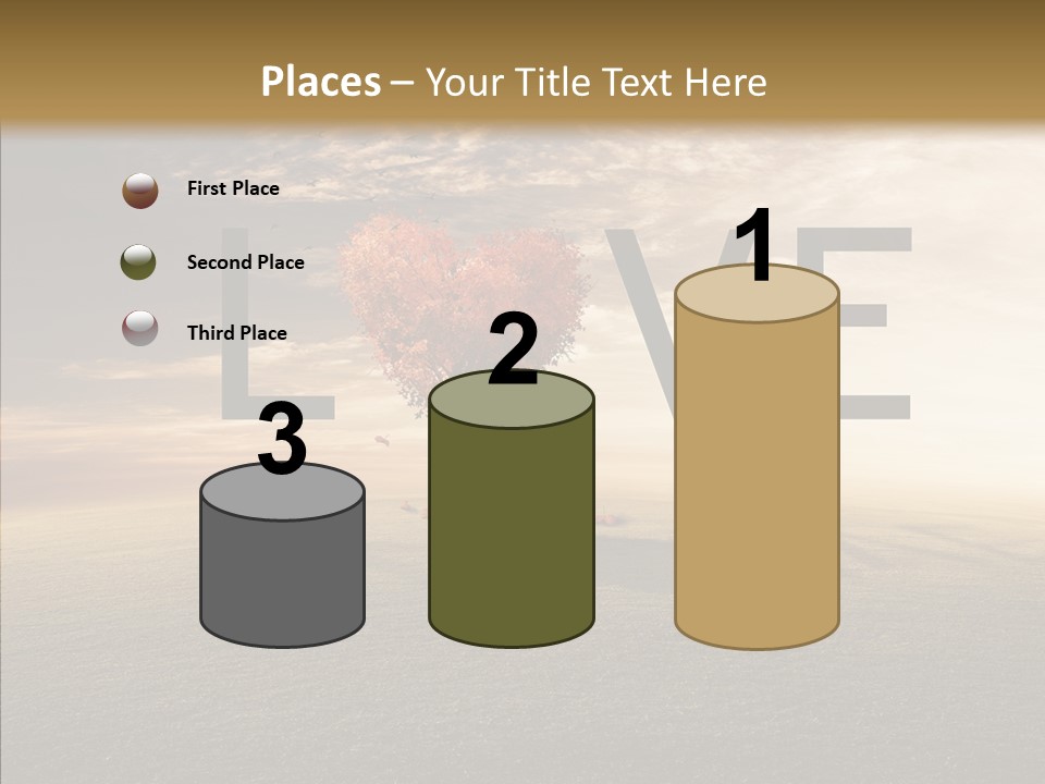 Autumn Grow Red PowerPoint Template