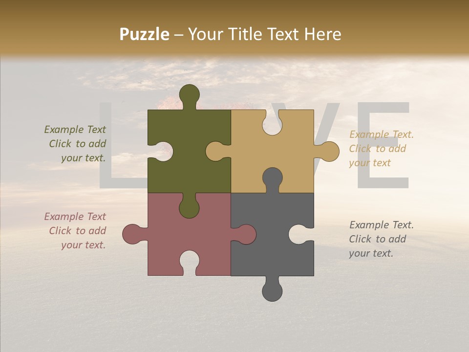 Autumn Grow Red PowerPoint Template