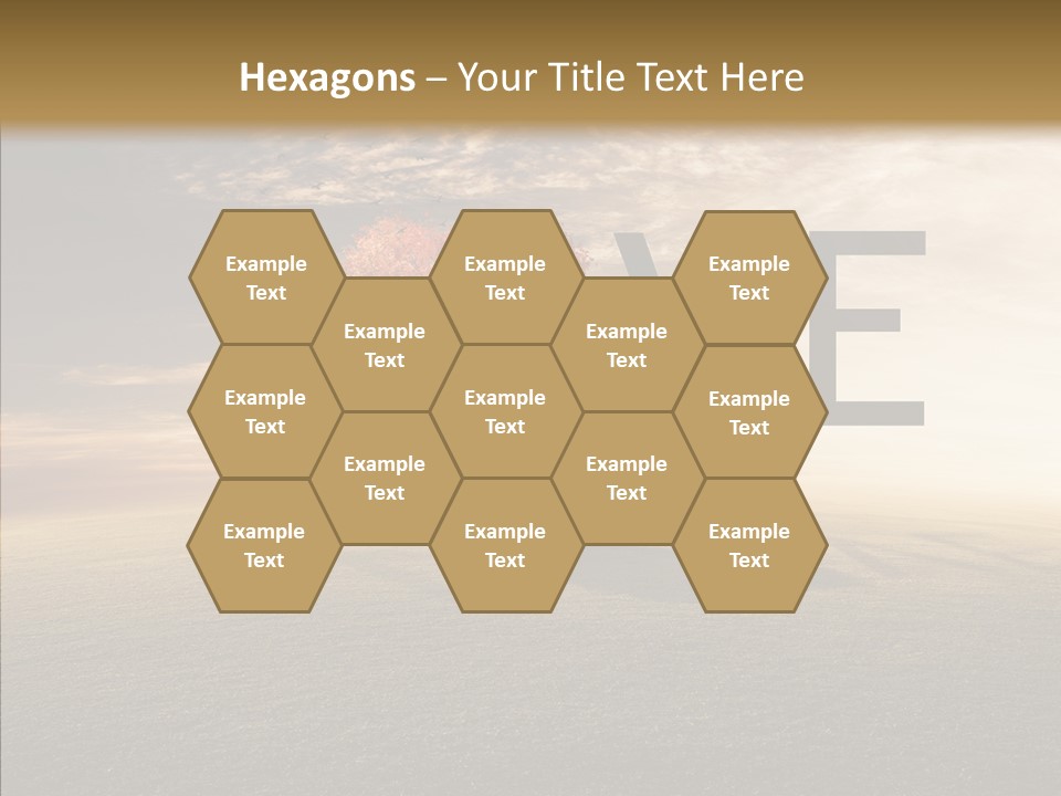 Autumn Grow Red PowerPoint Template