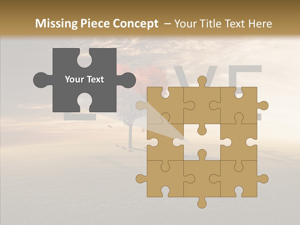 Autumn Grow Red PowerPoint Template