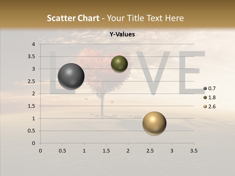 Autumn Grow Red PowerPoint Template