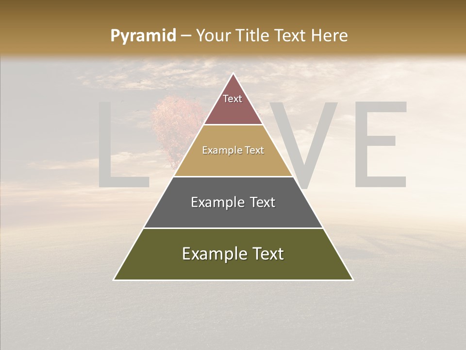 Autumn Grow Red PowerPoint Template