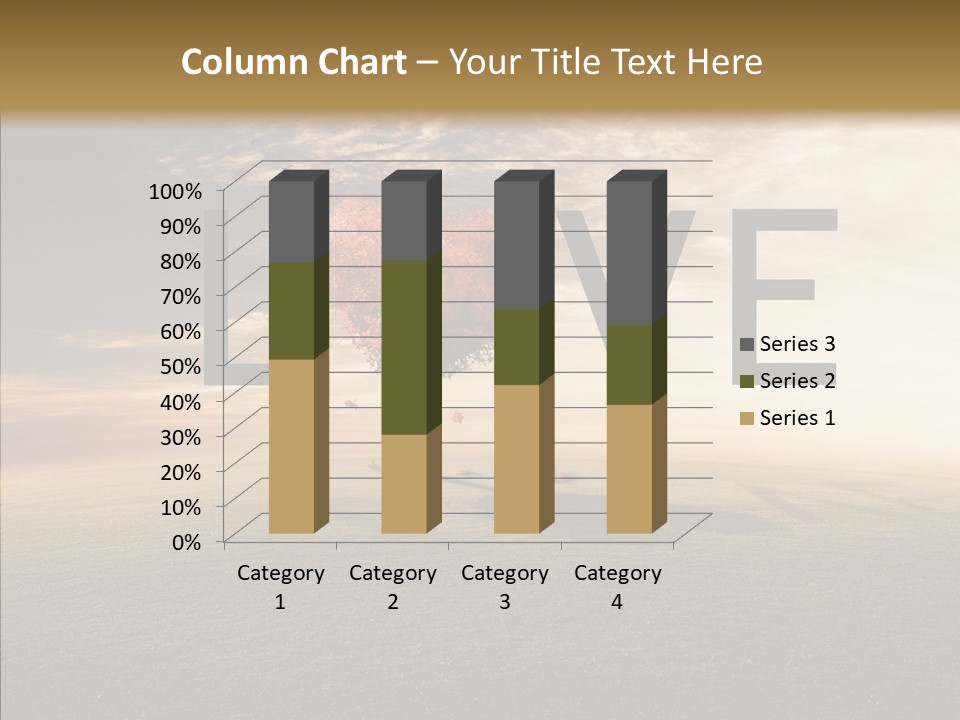 Autumn Grow Red PowerPoint Template