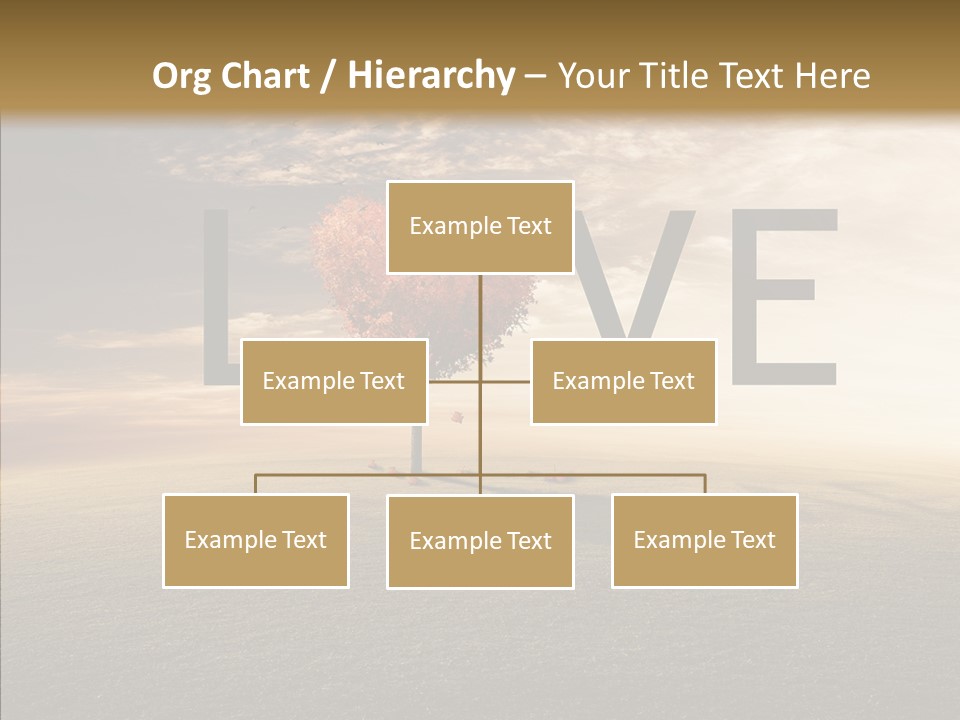 Autumn Grow Red PowerPoint Template