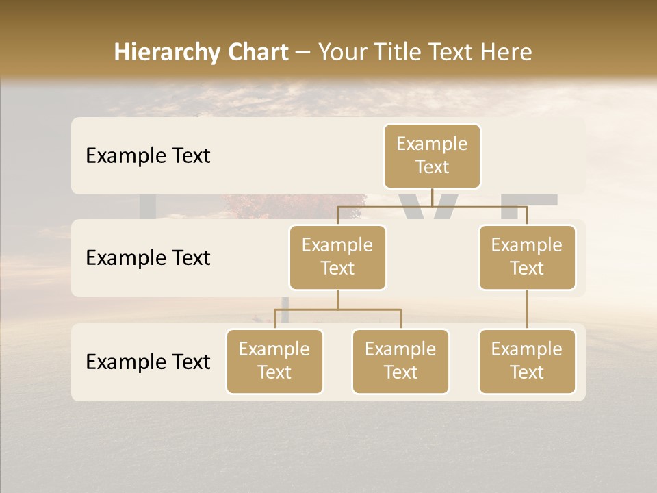 Autumn Grow Red PowerPoint Template