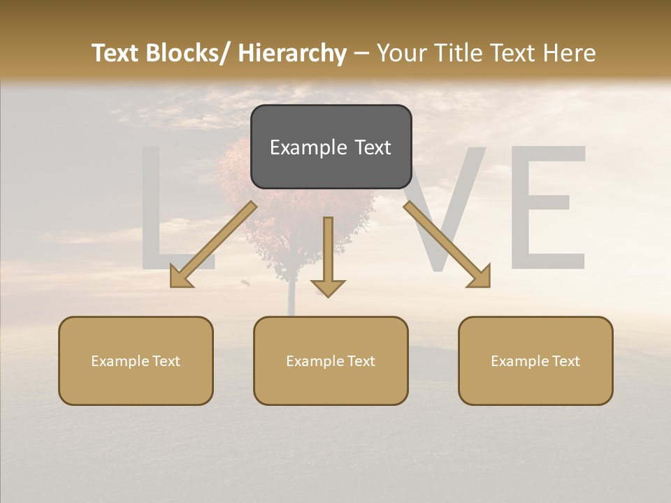 Autumn Grow Red PowerPoint Template