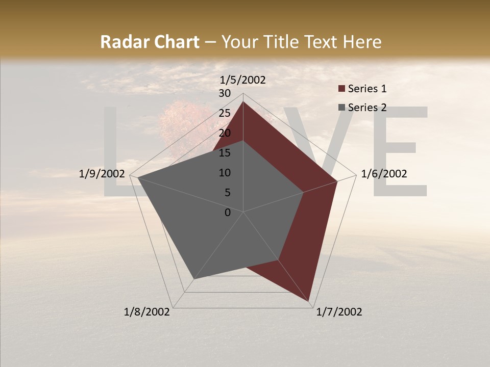Autumn Grow Red PowerPoint Template