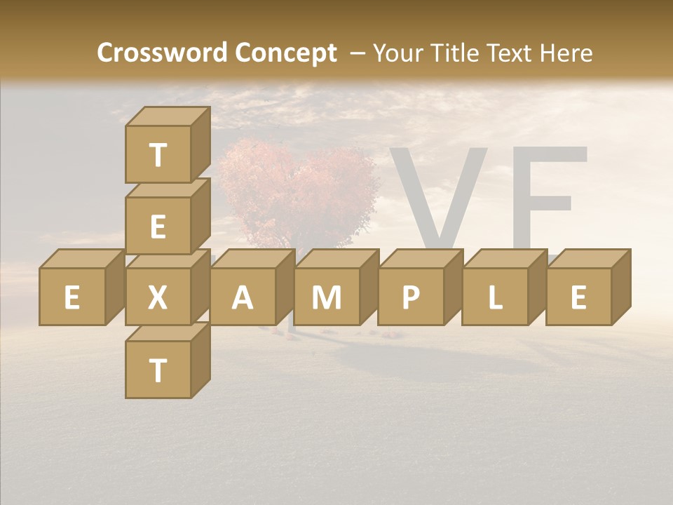 Autumn Grow Red PowerPoint Template