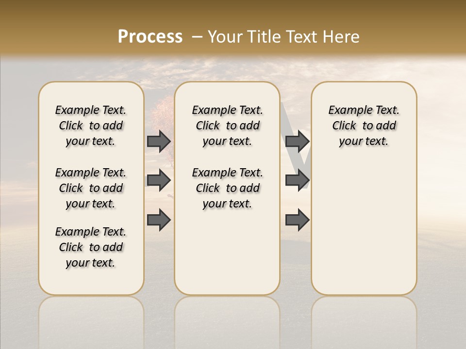Autumn Grow Red PowerPoint Template