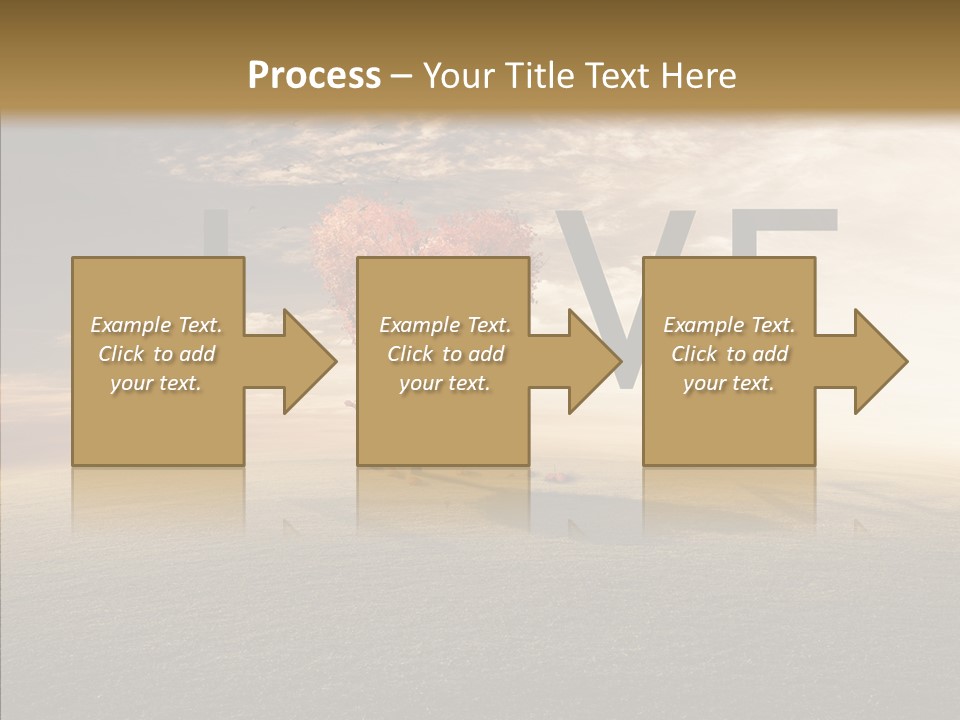 Autumn Grow Red PowerPoint Template
