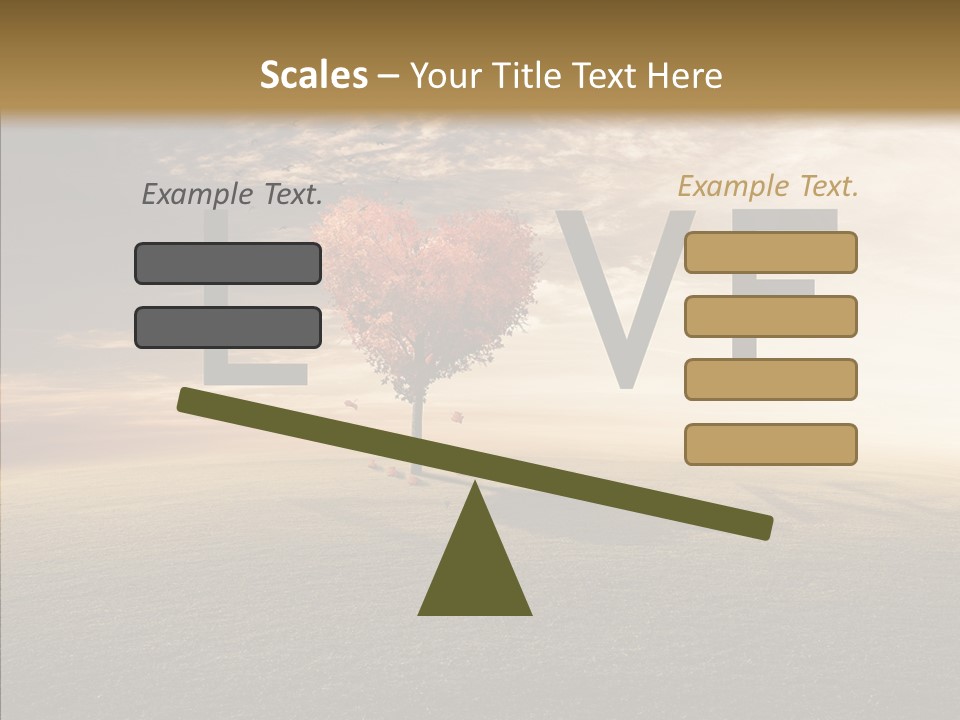 Autumn Grow Red PowerPoint Template