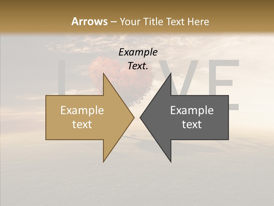 Autumn Grow Red PowerPoint Template