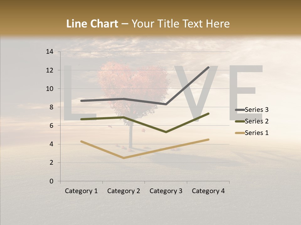 Autumn Grow Red PowerPoint Template