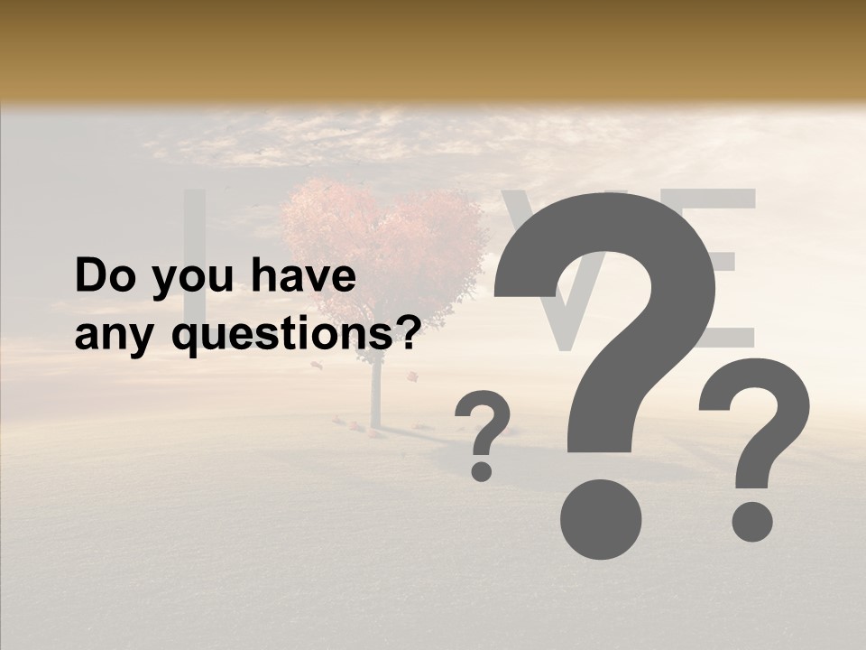 Autumn Grow Red PowerPoint Template