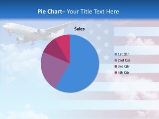 Clouds Arrival Airport PowerPoint Template