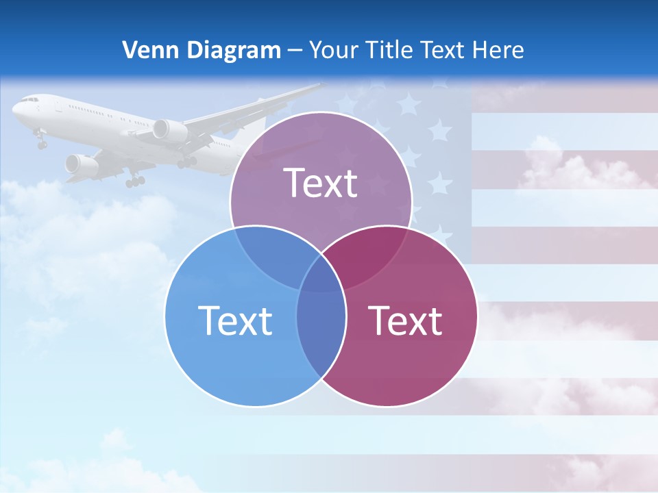 Clouds Arrival Airport PowerPoint Template