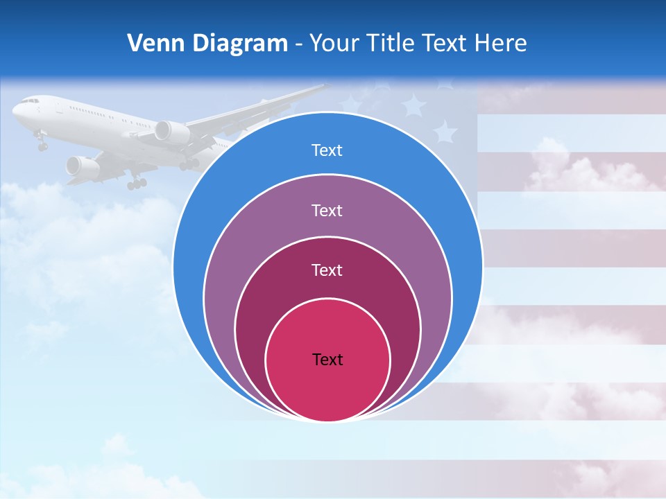 Clouds Arrival Airport PowerPoint Template