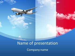 Journey Takeoff Air PowerPoint Template