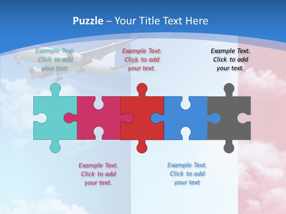 Journey Takeoff Air PowerPoint Template