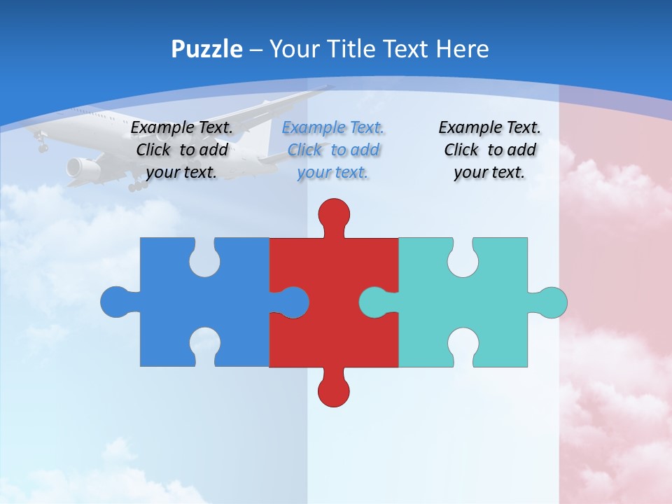 Journey Takeoff Air PowerPoint Template