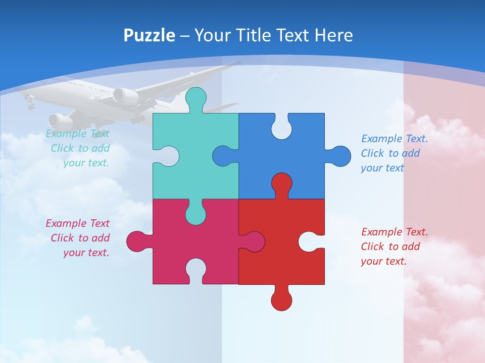 Journey Takeoff Air PowerPoint Template