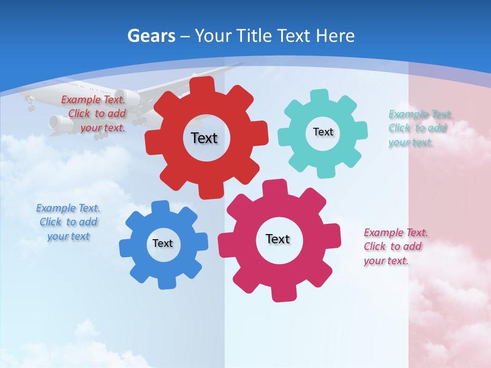 Journey Takeoff Air PowerPoint Template