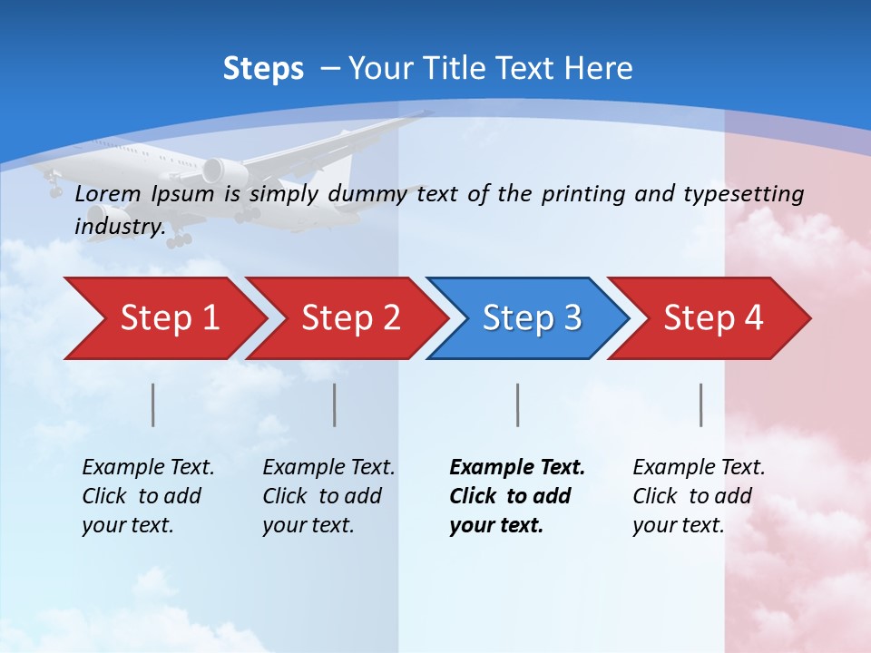 Journey Takeoff Air PowerPoint Template