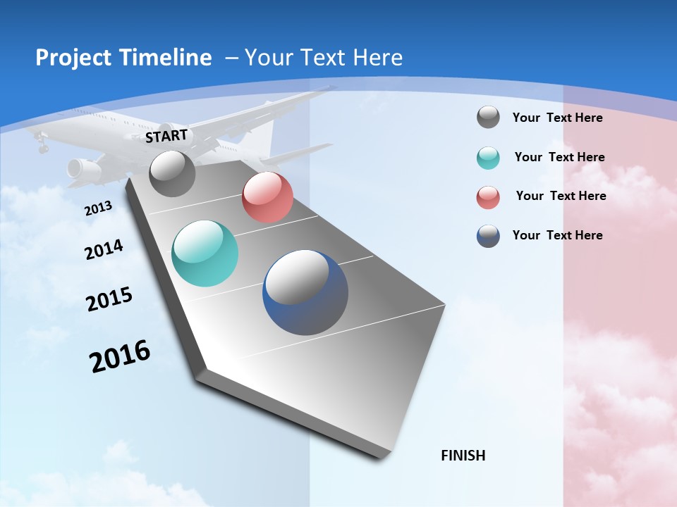 Journey Takeoff Air PowerPoint Template