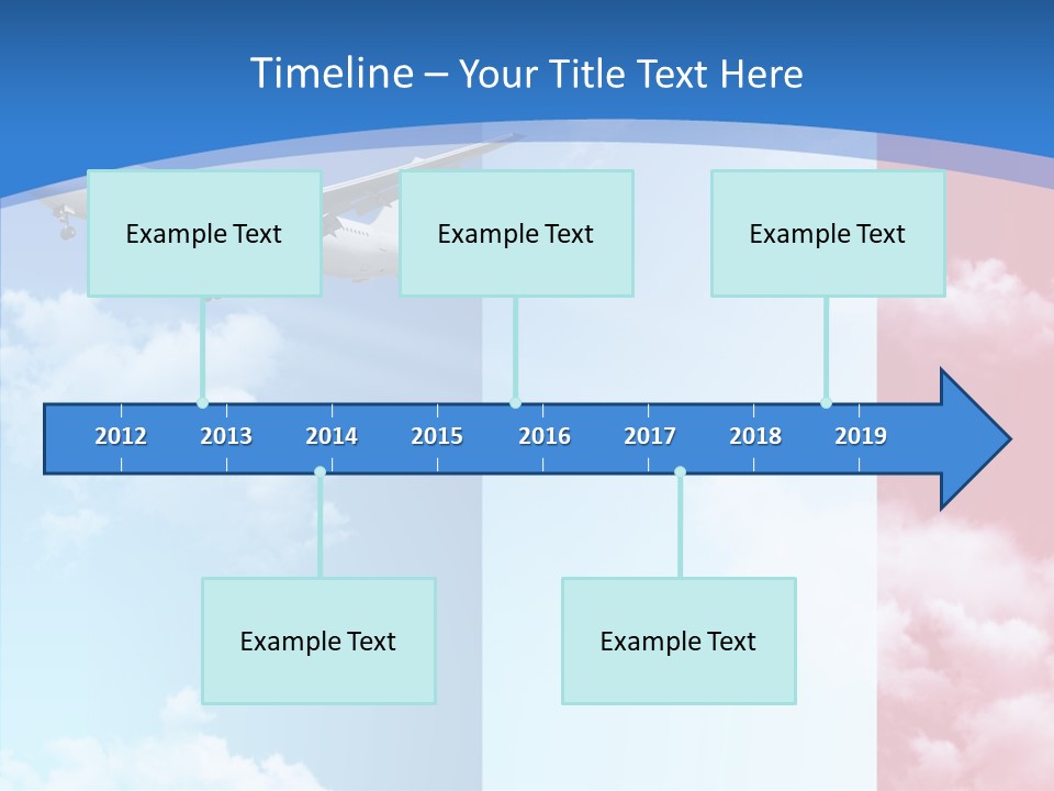 Journey Takeoff Air PowerPoint Template