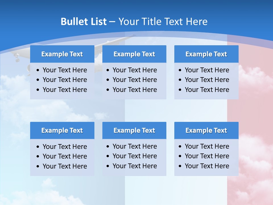 Journey Takeoff Air PowerPoint Template