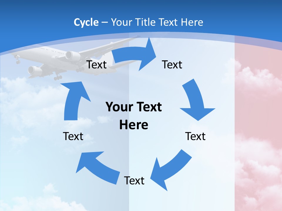 Journey Takeoff Air PowerPoint Template