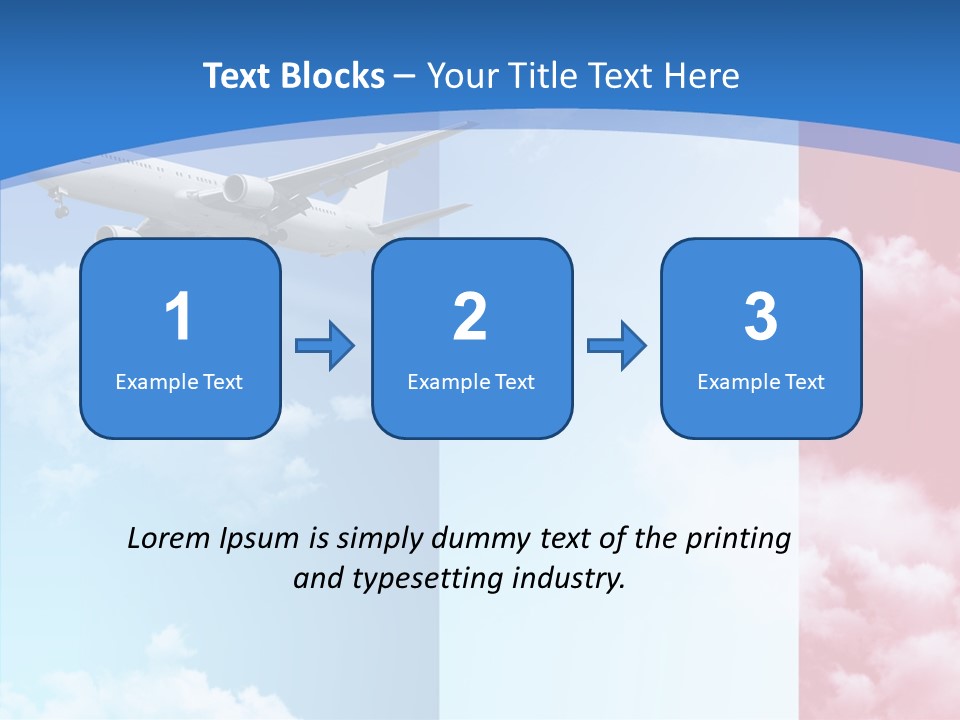 Journey Takeoff Air PowerPoint Template