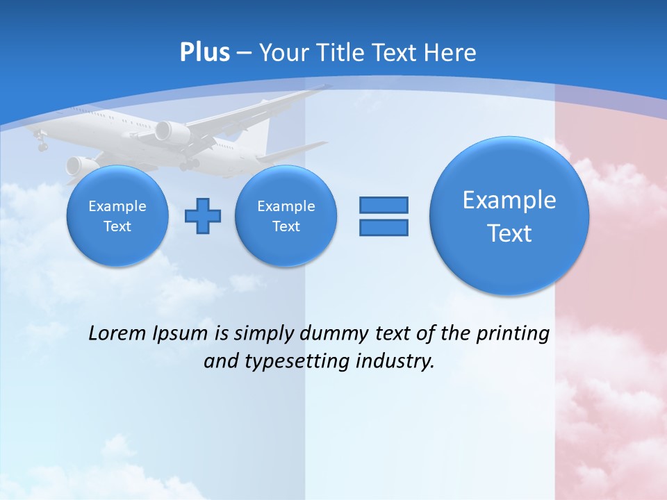 Journey Takeoff Air PowerPoint Template