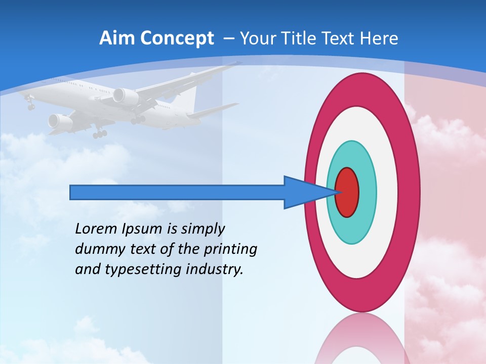 Journey Takeoff Air PowerPoint Template