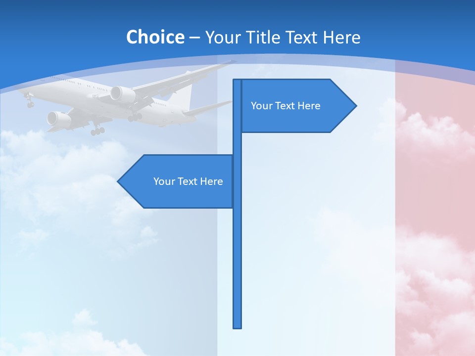 Journey Takeoff Air PowerPoint Template