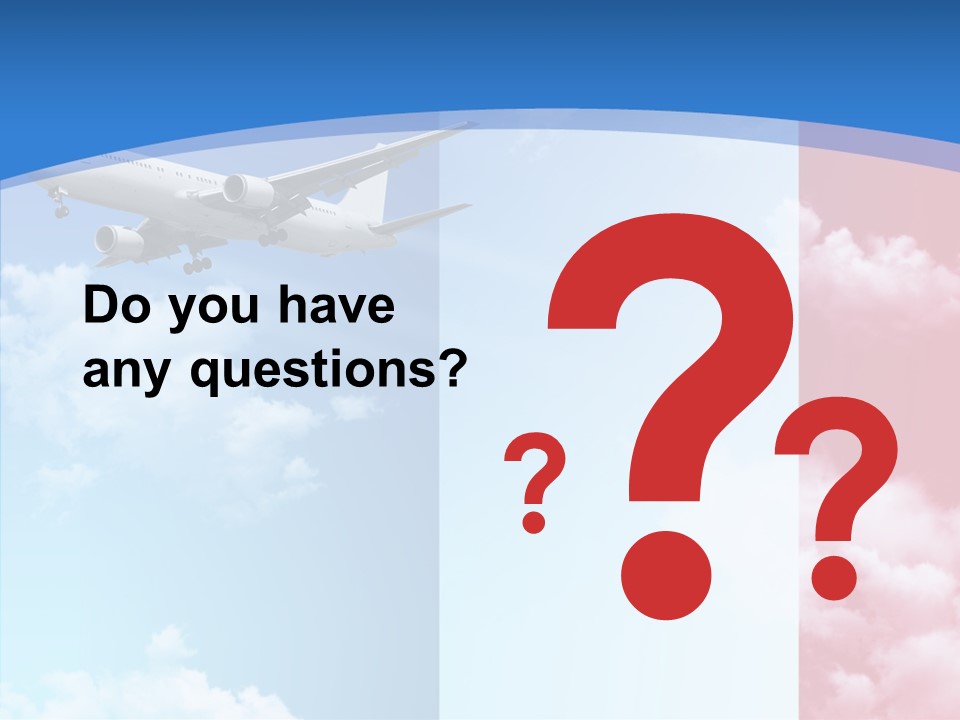 Journey Takeoff Air PowerPoint Template