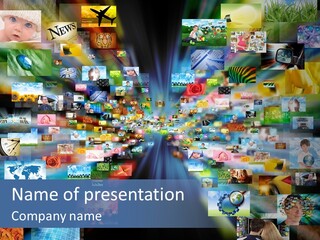 Technology Photography Display PowerPoint Template