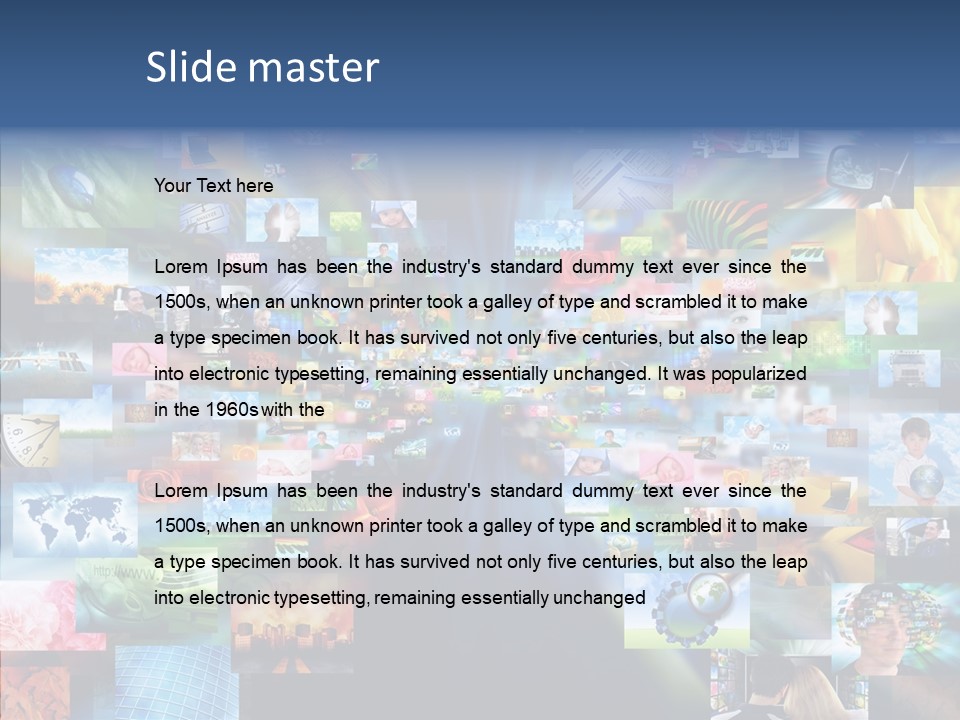 Technology Photography Display PowerPoint Template