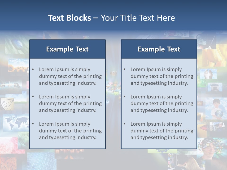 Technology Photography Display PowerPoint Template