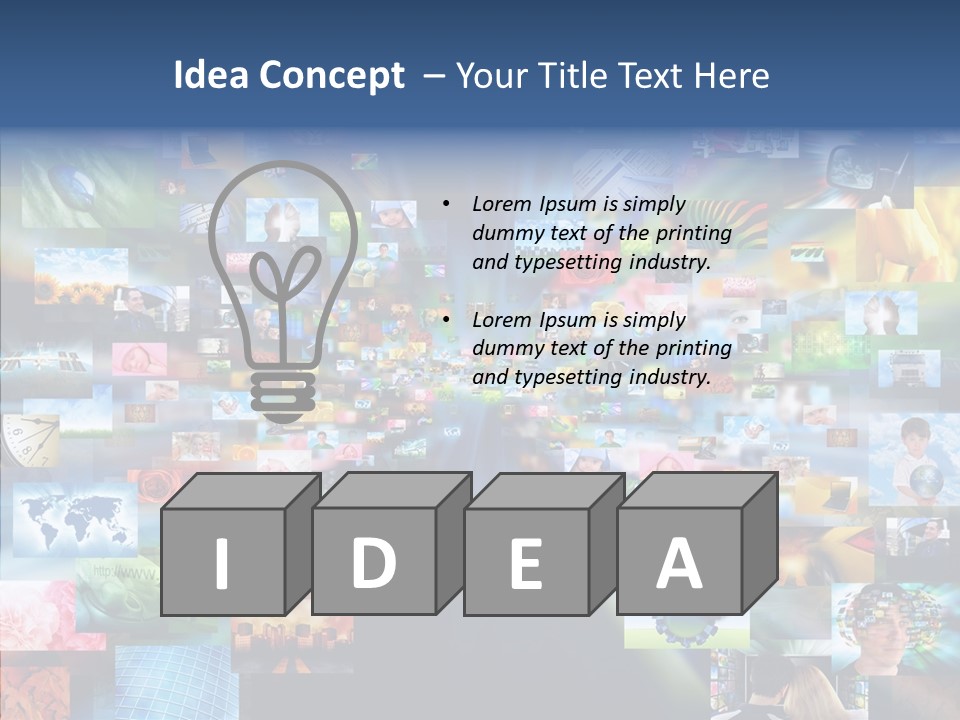 Technology Photography Display PowerPoint Template