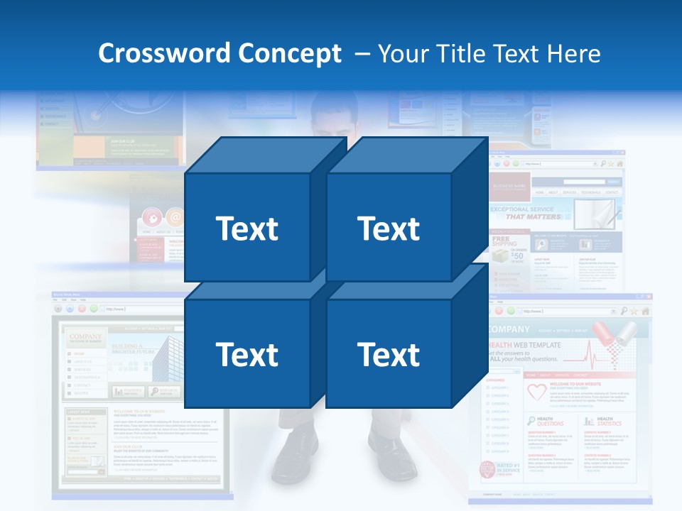 Surfing Page Homepage PowerPoint Template
