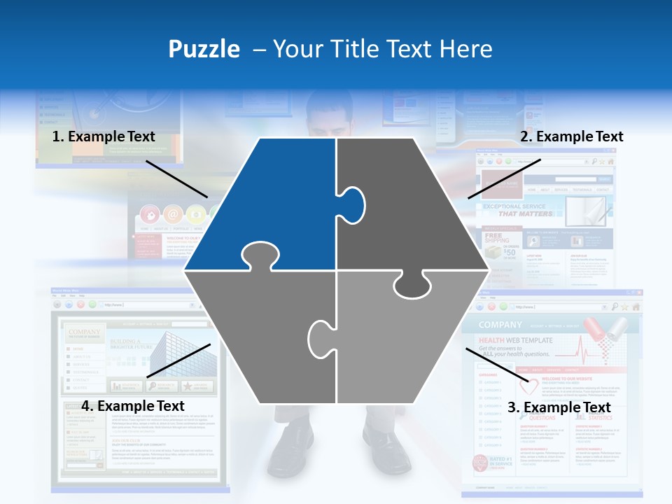 Surfing Page Homepage PowerPoint Template